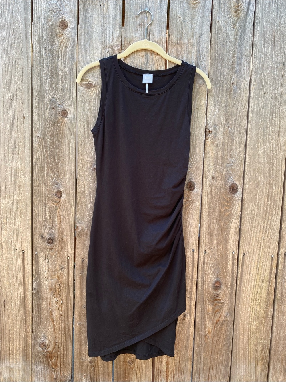bobi Black - Sleeveless Knit Midi Dress